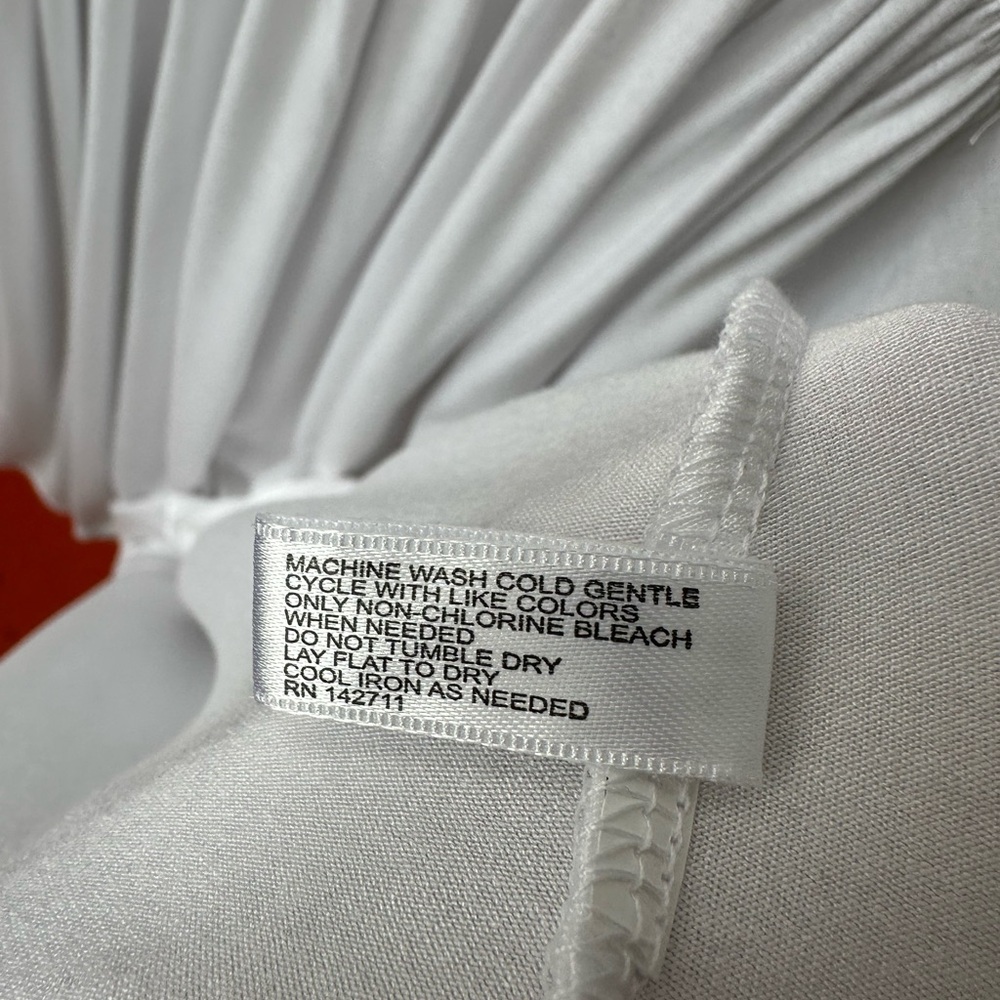 ELOQUII - Jersey Knit Dolman Sleeve Caftan - White - Plus Size 18/20 - Picture 6 of 6